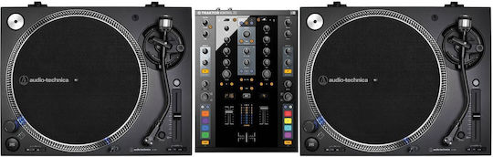 Audio Technica AT-LP140XP AT-LP140XP-BLK Πικάπ με Direct Drive και Προενίσχυση Μαύρο