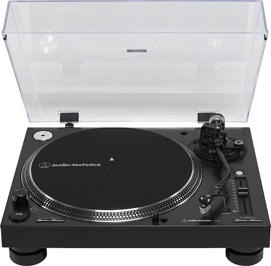 Audio Technica AT-LP140XP AT-LP140XP-BLK Πικάπ με Direct Drive και Προενίσχυση Μαύρο