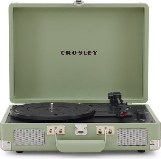 Crosley Cruiser Plus CR8005F-MT Βαλιτσάκι Πικάπ με Belt Drive και Ενσωματωμένα Ηχεία Πράσινο
