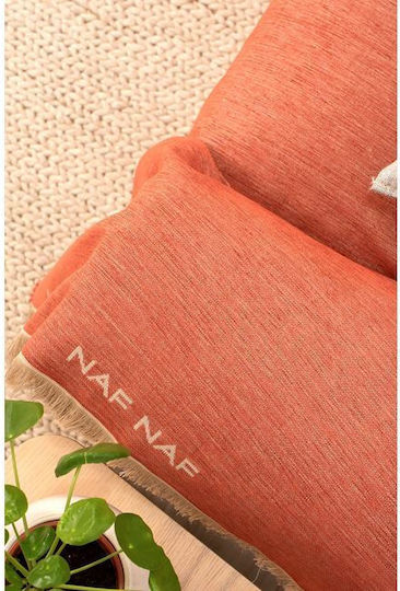 Naf Naf Highline Ριχτάρι Τετραθέσιου Καναπέ Chenille 180x350εκ. Πορτοκαλί