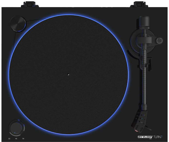 Reloop Turn 7 Πικάπ με Belt Drive και Προενίσχυση Μαύρο