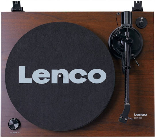 Lenco LBT-225WA LBT-225WA Грамофон с Предусилвател Тъмно кафяво