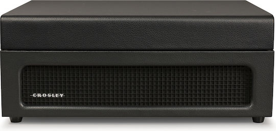 Crosley Voyager CR8017B-BK Кутия за риболовни принадлежности Грамофон с Предусилвател и Вградени говорители Черен