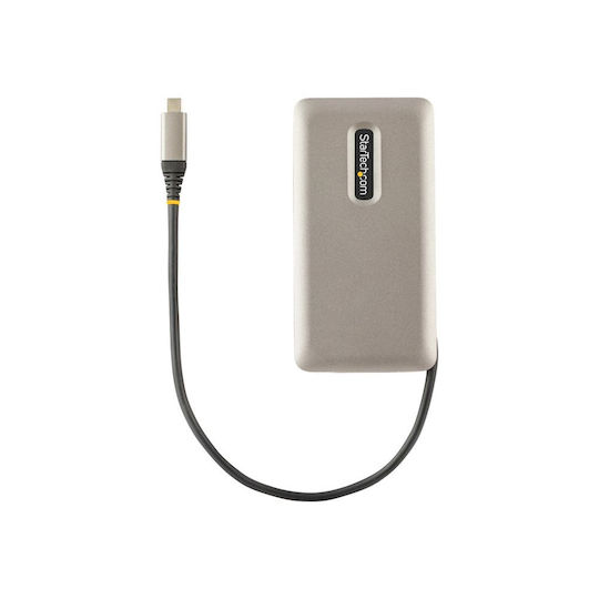 StarTech USB-C Docking Station mit HDMI 4K PD Ethernet Gray (DKT31CH2CPD3)