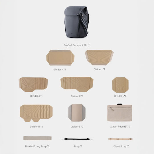 PGYTECH Onego 2 Camera Backpack Case Black