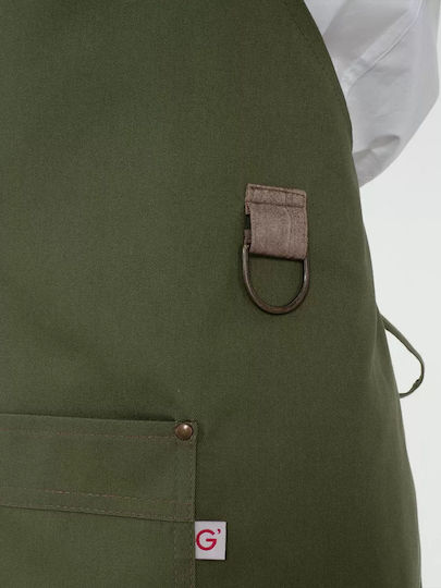 Giblor's Ποδιά Kellner Ganzkörper Khaki