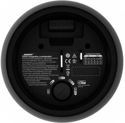Bose Designmax Dm3p Παθητικό Επιτοίχιο Ηχείο 25W (Τεμάχιο) Μαύρο