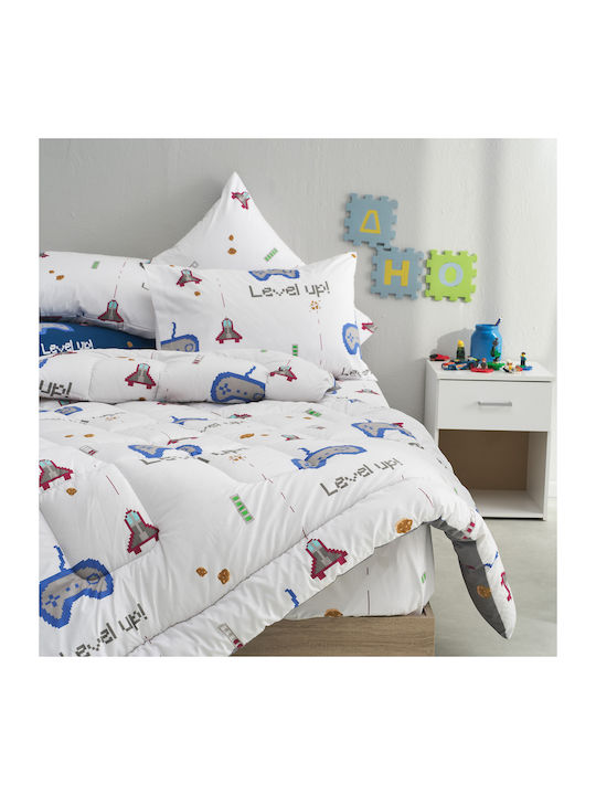 Charalambidis Textiles Kids Pillowcase Set 52x72cm White