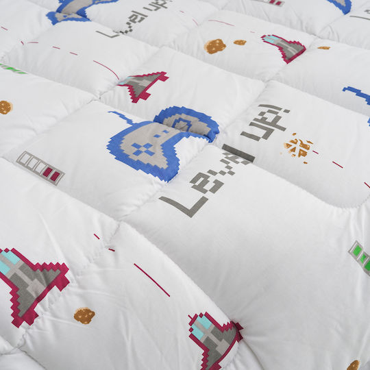 Charalambidis Textiles Σετ Παιδικές Μαξιλαροθήκες 52x72εκ. Λευκό