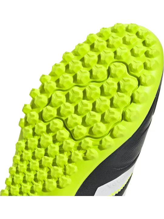 Copa Pure III Club Kids Turf Soccer Shoes Core Black / Cloud White / Lucid Lemon