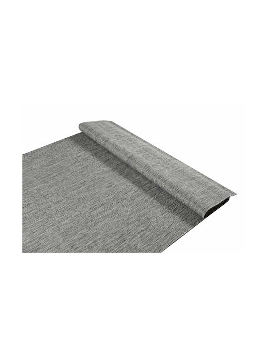 Bedroom Rug Set 3 Pieces Wicker Bali Rainbow 1832 Gray Polcarpet