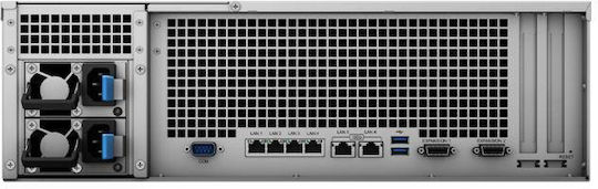 Synology RackStation RS4021xs+ NAS Rack με 16 θέσεις για HDD/M.2/SSD και 4 θύρες Ethernet