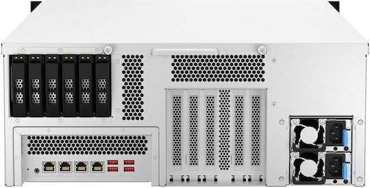 QNap NAS Tower με 30 θέσεις για HDD/SSD και 2 θύρες Ethernet (TS-H3087XU-RP)