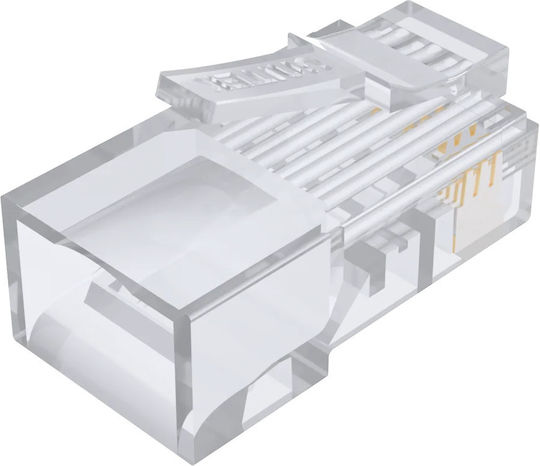 Unitek Мрежа RJ-45 Конектори Кат6 Пропускателни 100бр