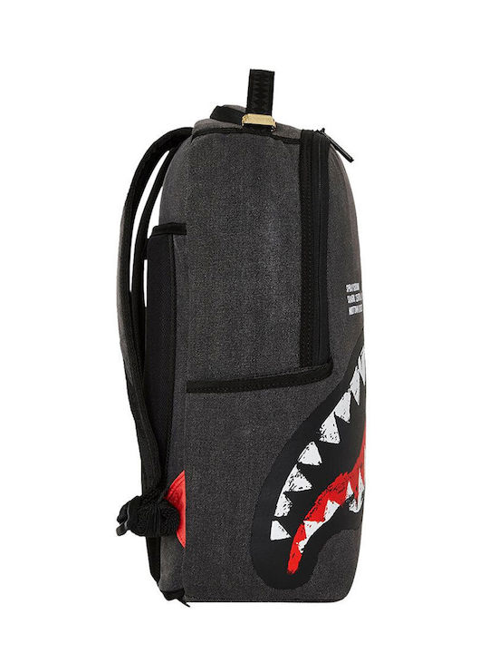 Sprayground DLXS Schulranzen Rucksack Junior High-High School Schwarz mit Flaschenhalter