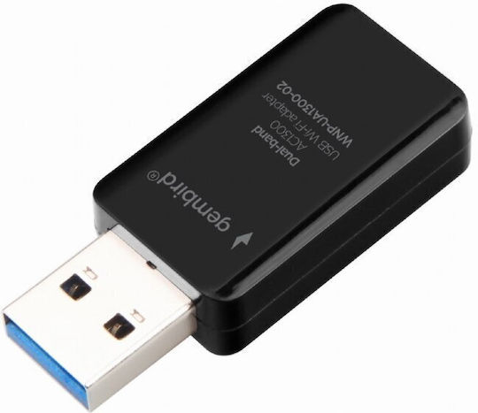 Gembird WNP-UA1300-03 Adaptor Rețea USB cu Conexiune Wireless Wi-Fi 867Mbps