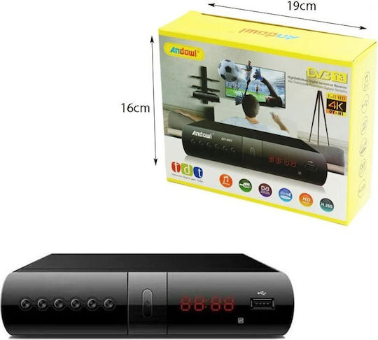 Andowl QY-H1 QY-H1 Ψηφιακός Δέκτης Mpeg-4 Full HD (1080p) Σύνδεση USB