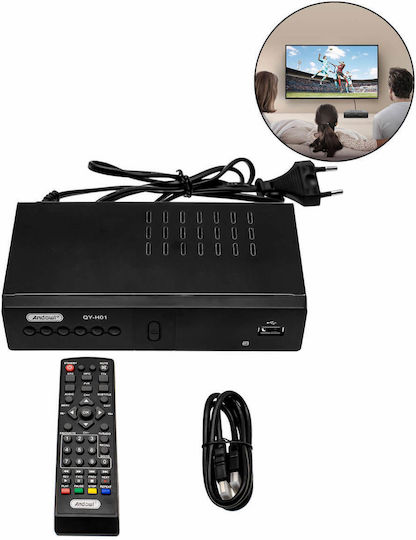 Andowl QY-H1 QY-H1 Ψηφιακός Δέκτης Mpeg-4 Full HD (1080p) Σύνδεση USB