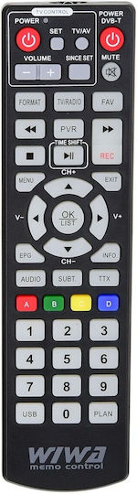 WIWA H.265 2790Z H.265 Maxx Ψηφιακός Δέκτης Mpeg-4 HD (720p) με Λειτουργία PVR (Εγγραφή σε USB) Συνδέσεις SCART / USB