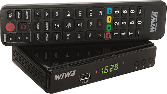 WIWA H.265 2790Z LITE Ψηφιακός Δέκτης Mpeg-4 HD (720p) με Λειτουργία PVR (Εγγραφή σε USB) Συνδέσεις SCART / USB