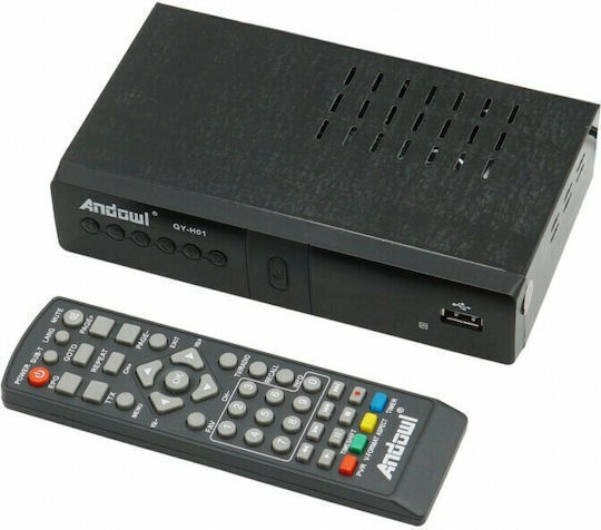 Andowl QY-H01T3 Ψηφιακός Δέκτης Mpeg-4 4K UHD Συνδέσεις HDMI / USB