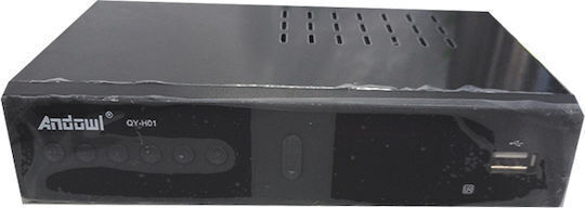 Andowl QY-H01T3 Ψηφιακός Δέκτης Mpeg-4 4K UHD Συνδέσεις HDMI / USB