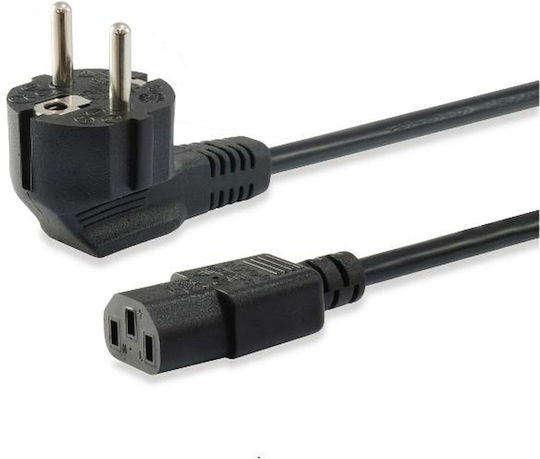 Equip Schuko - IEC C13 Кабел 1.8м Черен (112120)