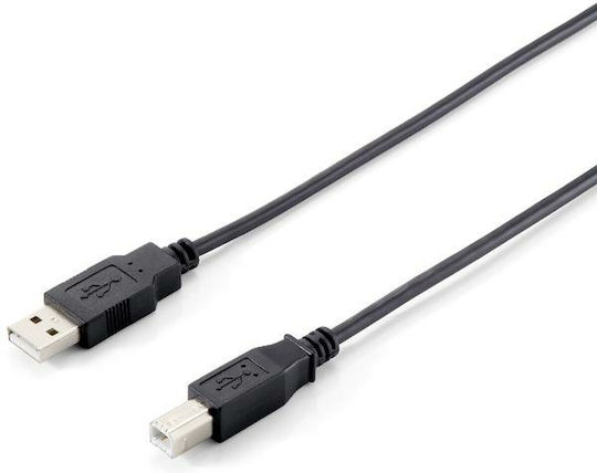 Equip USB 2.0 Cablu USB-A - USB-B Negru 5m 128862