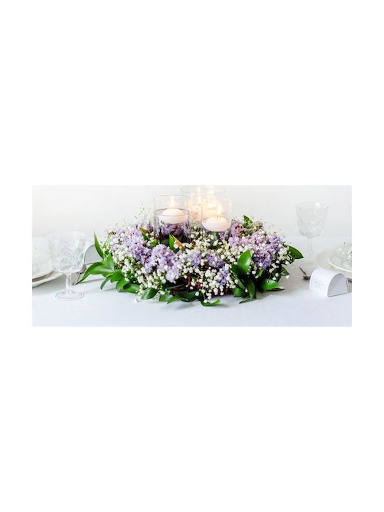 Party Deco Επιπλέουσες Свещи Бели Матирани 4 См 50 Бройки Универсални