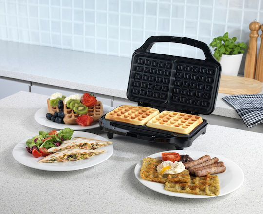 Petra Гофретник 2 Места Xl Черен 900w Deep Fill
