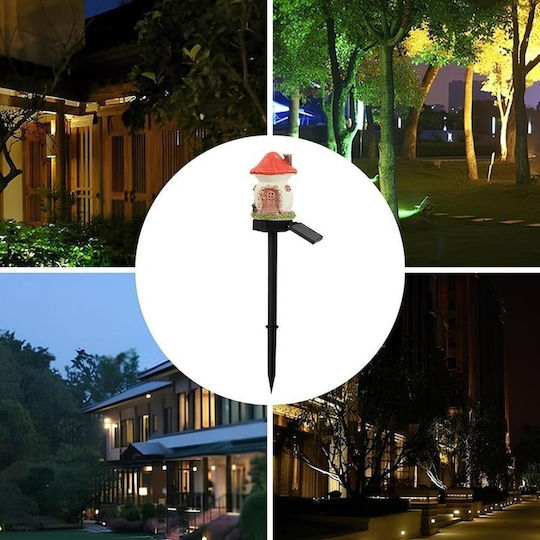 Lampa Lampă Solară Floare 1W 1200lm Alb Cald cu Senzor de Mișcare și Fotocelulă IP44