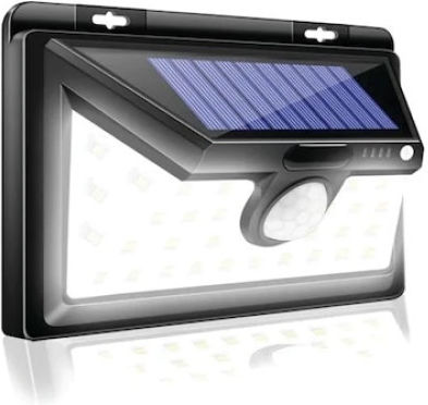Lampa Lampă Solară 0.55W Alb Rece 5500K cu Senzor de Mișcare IP64