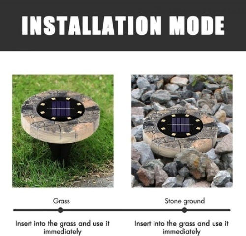 Set 4 Lămpi Solare 2.4W cu Senzor de Mișcare și Fotocelulă IP67