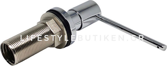 Naron Nr8001c Eingebauter Spender für Küchenseife Metallisch 500ml Chrom