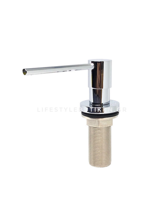 Naron Nr8001c Built-in Kitchen Soap Dispenser Metallic 500ml Chrome