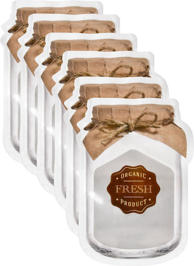 Airtight Storage Bags 13x7x20 cm 6 Pieces