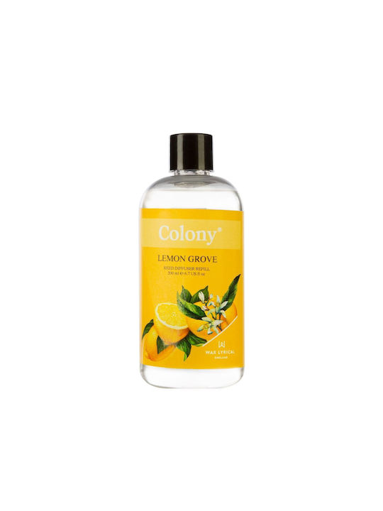Wax Lyrical Colony Reed Diffuser Refill Υγρό Αναπλήρωσης Δοχείο Αρωματισμού Χώρου Lemon Grove 200ml