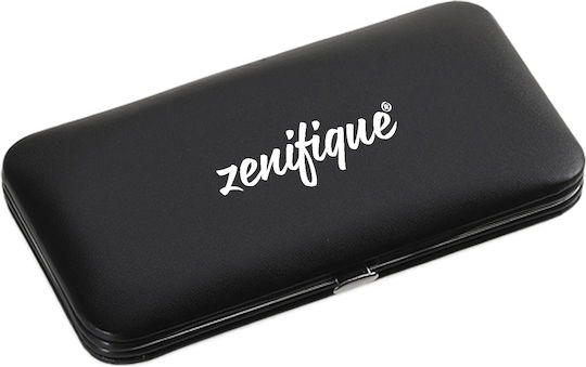 Manicure Pedicure Kit Zenifique 12 Pieces Stainless Steel Black Case