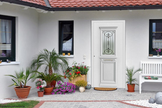 Armored Aluminum Door Traditional Design L 210 Kataskevastiki Armored Aluminum Door Traditional Design L 210 Kataskevastiki