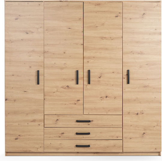 Ντουλάπα Black&white Style Orlando Μ200xπ56xυ200cm Ντουλάπα Black&white Style Orlando Μ200xπ56xυ200cm