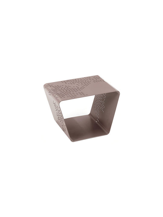 Pattern Coffee Table Pink Metal 45x40xh.30cm bontempi