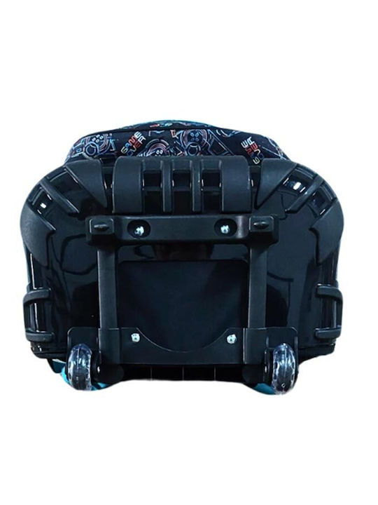 Must 3-Compartment Trolley School Bag Game Over 000586247