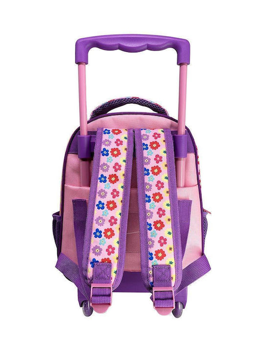 Must Team School Bag Trolley Kindergarten Pink 8Liters