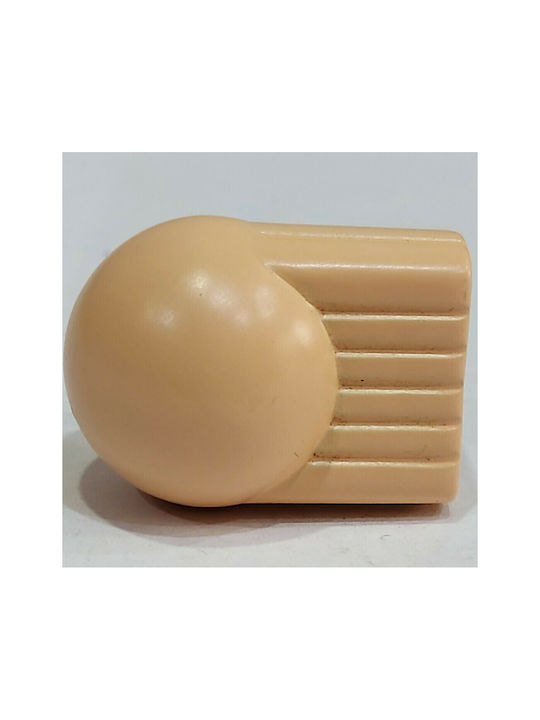 Italian Furniture Knob Eureka 0106-som1 Satin Plastic Diameter 21