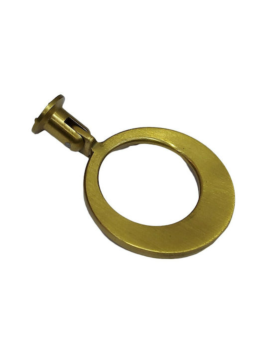 Handmade Brass Furniture Knob Omp Porro 10612-oro1 Gold Matte Diameter 45