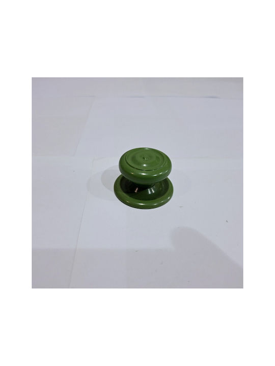 Italian Furniture Knob Eureka 11054-000-pla1 Green Plastic Diameter 30