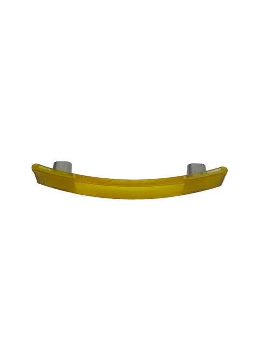 Ιταλική Λαβή Επίπλου Eureka 0738-096-kit1 Κιτρινο Διάσταση 9,6cm