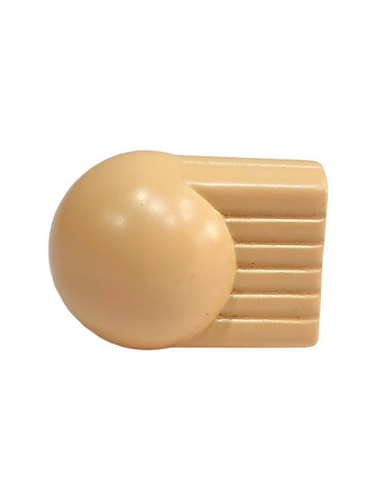 Italian Furniture Knob Eureka 0106-som1 Satin Plastic Diameter 21