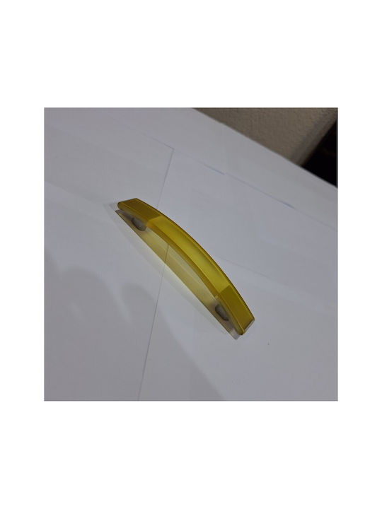 Ιταλική Λαβή Επίπλου Eureka 0738-096-kit1 Κιτρινο Διάσταση 9,6cm