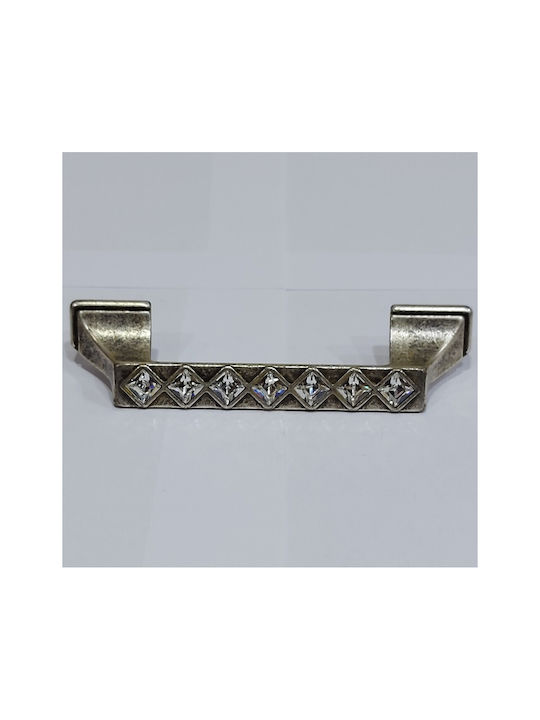 Italian Handle Swarovski Euro-fer 0127-096-swa1 Diameter 9.6cm